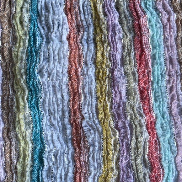 Tobi Crop Top Womens Size Extra Small Pastel Smocked Puff Sleeve Crop Top - Picture 4 of 11